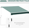 Tenda-da-Sole-a-Bracci-2.5x2m-Avvolgibile-Manuale-in-Alluminio-e-Poliestere-Verde-FR6100110-005GFR6