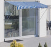 Tenda-da-Sole-a-Bracci-3x1.5m-con-Manovella-e-Struttura-Telescopica,-Bianco-e-Blu-NM3840-183BUNM3