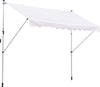 Tenda-da-Sole-a-Bracci-3x1.5m-con-Manovella-e-Struttura-Telescopica,-Bianco-TY3840-183WTTY3