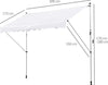 Tenda-da-Sole-a-Bracci-3x1.5m-con-Manovella-e-Struttura-Telescopica,-Bianco-TY3840-183WTTY3