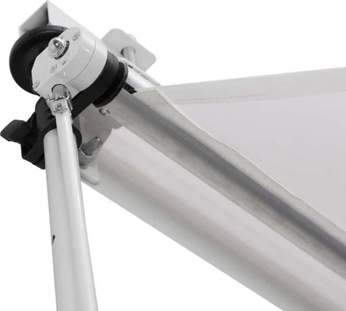 Tenda-da-Sole-a-Bracci-3x1.5m-con-Manovella-e-Struttura-Telescopica,-Bianco-TY3840-183WTTY3