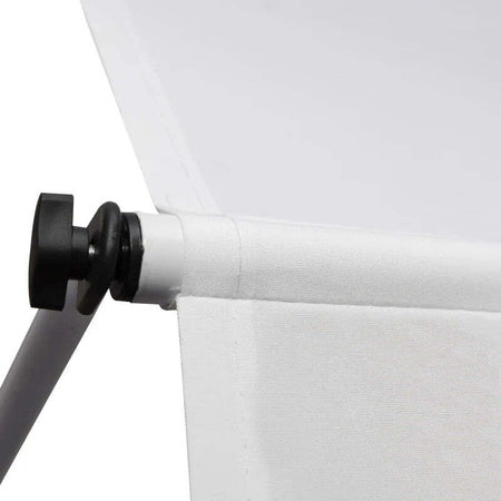 Tenda-da-Sole-a-Bracci-3x1.5m-con-Manovella-e-Struttura-Telescopica,-Bianco-TY3840-183WTTY3