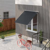 Tenda-da-Sole-a-Bracci-con-Apertura-Manuale,-Inclinazione-e-Protezione-UV30+,-150x120-cm,-Grigio-ZS2840-238V00CGZS2