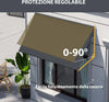 Tenda-da-Sole-a-Bracci-con-Apertura-Manuale,-Inclinazione-e-Protezione-UV30+,-150x120-cm,-Grigio-ZS2840-238V00CGZS2