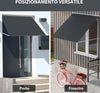 Tenda-da-Sole-a-Bracci-con-Apertura-Manuale,-Inclinazione-e-Protezione-UV30+,-150x120-cm,-Grigio-ZS2840-238V00CGZS2