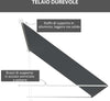 Tenda-da-Sole-a-Bracci-con-Apertura-Manuale,-Inclinazione-e-Protezione-UV30+,-150x120-cm,-Grigio-ZS2840-238V00CGZS2