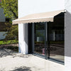 Tenda-da-Sole-a-Bracci-per-Esterno-con-Manovella,-Metallo-e-Poliestere,-3x2.5m-Beige-GB4100110-007CMGB4