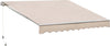 Tenda-da-Sole-a-Bracci-per-Esterno-con-Manovella,-Metallo-e-Poliestere,-3x2.5m-Beige-GB4100110-007CMGB4