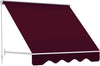Tenda-da-Sole-a-Caduta-con-Rullo-Avvolgibile-e-Angolazione-Regolabile-0-120°,-180×70cm,-Rosso-EW801-0152EW8