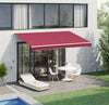 Tenda-da-Sole-Avvolgibile-a-Caduta-con-Manovella,-in-Alluminio-e-Poliestere,-295x245cm,-Rosso-Scuro-YH5840-150WRYH5