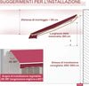 Tenda-da-Sole-Avvolgibile-a-Caduta-con-Manovella,-in-Alluminio-e-Poliestere,-295x245cm,-Rosso-Scuro-YH5840-150WRYH5