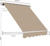 Tenda-da-Sole-Avvolgibile-a-Parete-a-Caduta,-Beige,-180x70cm-WR401-0151WR4