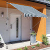 Tenda-da-Sole-da-Esterno-2x1.5m-a-Rullo-con-Manovella,-Altezza-e-Angolazione-Regolabile,-Bianco-e-Verde-ZA4840-182MX