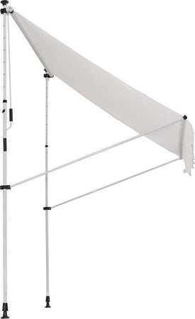 Tenda-da-Sole-da-Esterno-2x1.5m-a-Rullo-con-Manovella,-Altezza-e-Angolazione-Regolabile,-Bianco-TG6840-182WTTG6