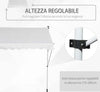 Tenda-da-Sole-da-Esterno-2x1.5m-a-Rullo-con-Manovella,-Altezza-e-Angolazione-Regolabile,-Bianco-TG6840-182WTTG6