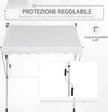 Tenda-da-Sole-da-Esterno-2x1.5m-a-Rullo-con-Manovella,-Altezza-e-Angolazione-Regolabile,-Bianco-TG6840-182WTTG6