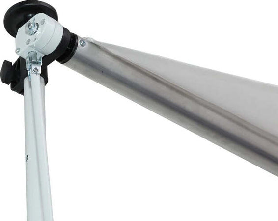 Tenda-da-Sole-da-Esterno-2x1.5m-a-Rullo-con-Manovella,-Altezza-e-Angolazione-Regolabile,-Bianco-TG6840-182WTTG6