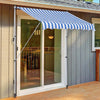 Tenda-da-Sole-da-Esterno-2x1.5m-a-Rullo-con-Manovella,-Altezza-e-Angolazione-Regolabile,-Blu-HY5840-182BUHY5