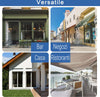 Tenda-da-Sole-da-Esterno-2x1.5m-a-Rullo-con-Manovella,-Altezza-e-Angolazione-Regolabile,-Blu-HY5840-182BUHY5