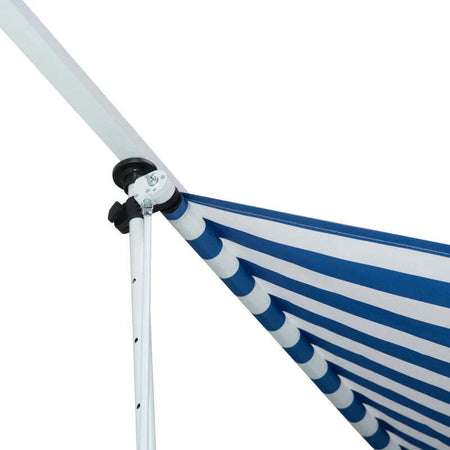 Tenda-da-Sole-da-Esterno-2x1.5m-a-Rullo-con-Manovella,-Altezza-e-Angolazione-Regolabile,-Blu-HY5840-182BUHY5