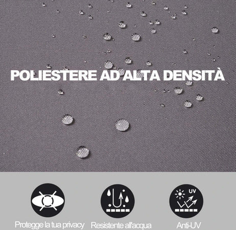 Tenda-da-Sole-Laterale-e-Avvolgibile-(3x1.6m)-in-Alluminio-e-Poliestere-Imperemabile-Anti-UV,-per-Vento/Privacy-BG8840-210BG8