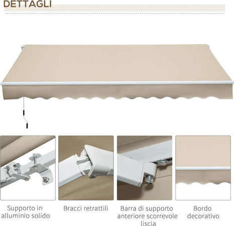 Tenda-da-Sole-per-Esterno-a-Bracci-Avvolgibile-con-Apertura-a-Manovella,-360x250-cm,-Crema-BV5840-175V00CWBV5