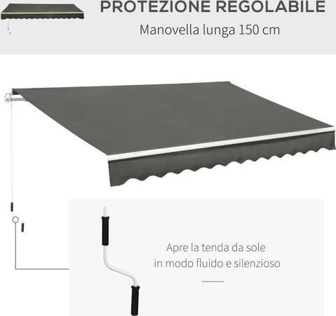 Tenda-da-Sole-per-Esterno-Avvolgibile-a-Bracci-con-Apertura-a-Manovella,-350x250-cm,-Grigio-WE1840-174V00GYWE1