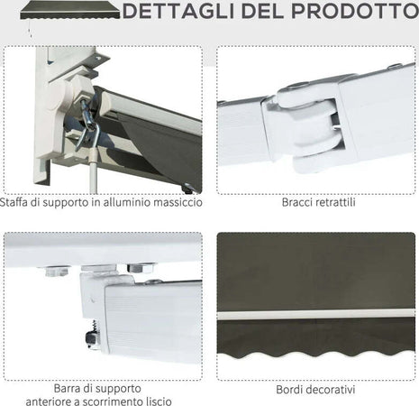 Tenda-da-Sole-per-Esterno-Avvolgibile-a-Bracci-con-Apertura-a-Manovella,-350x250-cm,-Grigio-WE1840-174V00GYWE1