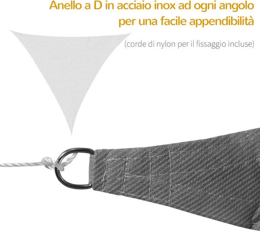 Tenda-da-Sole-Triangolare-Anti-UV-e-Traspirante-con-Ganci-a-D,-in-HDPE,-5x5x5-m-VC3840-231VC3