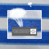 Tenda-da-Sole-Vela-Ombreggiante-Triangolare-5x5x5m-Anti-UV-e-Traspirante-in-HDPE,-Bianca-e-Blu-KJ5840-231BUHJ5