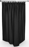 Tenda-Doccia-Antimuffa-Impermeabile-180-X-200-Cm-Con-Anelli-Bagno-Nera-69768