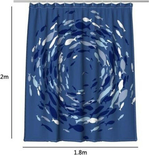 Tenda Doccia Antimuffa Impermeabile 180 X 200 Cm Con Anelli Bagno Pesci Casa, arredamento e bricolage > Accessori Bagno > Tende Doccia Trade Shop italia - Napoli, Commerciovirtuoso.it