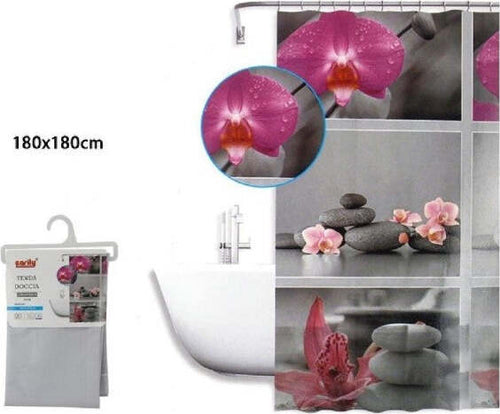 Tenda-Doccia-Antimuffa-Impermeabile-180x180cm-Con-Anelli-Bagno-Fiori-Sassi-59532