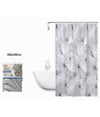 Tenda Doccia Antimuffa Impermeabile 180x200cm Con 12 Anelli Bagno Tropicale 87076