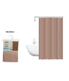 Tenda Doccia Antimuffa Impermeabile Poliestere 180x200cm Con Anelli Ganci Bagno 79857