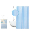 Tenda Doccia Antimuffa Impermeabile 240x180cm Anelli Azzurra Texture Rombi 59820