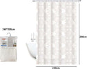 Tenda-Doccia-Antimuffa-Impermeabile-240x200cm-Anelli-Bianca-Maiolica-Fiori-69512