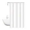 Tenda Doccia Antimuffa Impermeabile Poliestere 180x200 Cm Ganci Bagno Bianca 79856
