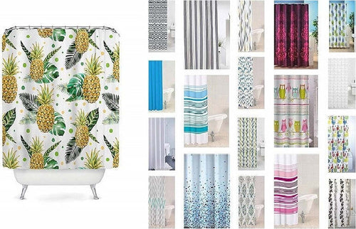 TENDA DOCCIA BAGNO 180 x 200 CM 12 GANCI PER BASTONE ASTA Casa e cucina/Bagno/Accessori per il bagno/Tende da doccia binari e ganci/Tende da doccia Trade Shop italia - Napoli, Commerciovirtuoso.it