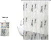 Tenda Doccia Impermeabile Tessuto Pvc 12 Ganci In Plastica Piume 180x220cm 69509 Casa e cucina/Bagno/Accessori per il bagno/Tende da doccia binari e ganci/Tende da doccia Trade Shop italia - Napoli, Commerciovirtuoso.it
