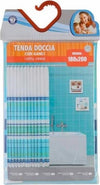 TENDA DOCCIA IN VINILE CON GANCI IMPERMEABILE 180 X 200 CM AZZURRO VERDE Casa e cucina/Bagno/Accessori per il bagno/Tende da doccia binari e ganci/Tende da doccia Trade Shop italia - Napoli, Commerciovirtuoso.it