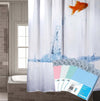 TENDA DOCCIA VASCA 180x180CM POLIESTERE CON ANELLI PLASTICA UNIVERSALI BASTONE BAGNO Casa e cucina/Bagno/Accessori per il bagno/Tende da doccia binari e ganci/Tende da doccia Trade Shop italia - Napoli, Commerciovirtuoso.it