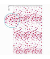 Tenda Doccia Vasca Bagno 12 Ganci Impermeabile Cuori Rossi Rosa 240x200cm 87562