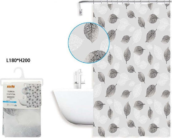 Tenda Doccia Vasca Bagno 180 X 200 Cm In Peva Fantasia Foglie Impermeabile 59807 Casa, arredamento e bricolage > Accessori Bagno > Tende Doccia Trade Shop italia - Napoli, Commerciovirtuoso.it