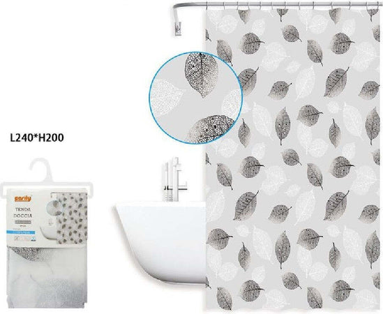 Tenda Doccia Vasca Bagno 240 X 200cm Peva Fantasia Con Foglie Impermeabile 59808 Casa, arredamento e bricolage > Accessori Bagno > Tende Doccia Trade Shop italia - Napoli, Commerciovirtuoso.it