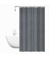 Tenda Doccia Vasca Bagno Effetto 3d A Nido D'ape Grigio 240x200cm 12 Ganci 87606