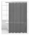 Tenda Doccia Vasca Bagno Effetto 3d A Nido D'ape Grigio 240x200cm 12 Ganci 87606