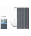 Tenda Doccia Vasca Bagno Effetto 3d A Nido D'ape Grigio 240x200cm 12 Ganci 87606