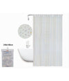 Tenda Doccia Vasca Bagno Geometrico Effetto Prisma Con 12 Ganci 240x180 Cm 87184