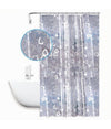 Tenda Doccia Vasca Bagno Impermeabile 12 Ganci Effetto 2d Cuori 240x200 Cm 59810